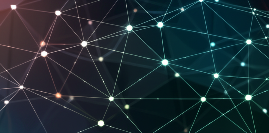 Abstract network background